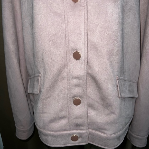 Anne Klein Women's 5 Button Jacket with Flap Pockets, Ballet, Size: XL - Picture 6 of 9